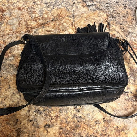 Tory Burch Black Crossbody Bag with Tassel - Picture 3 of 5